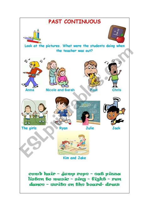 Past Continuous Conversation Activity Esl Worksheet By Rekforever