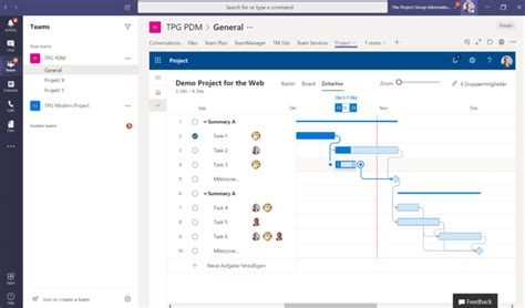 Microsoft Project Pour Le Web Plan 1 Que Fait Il TPG The