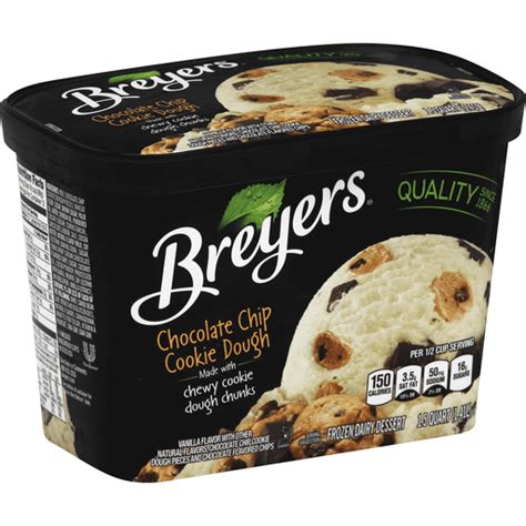 Breyers Ice Cream Chocolate Chip Cookie Dough Ice Cream Foodtown