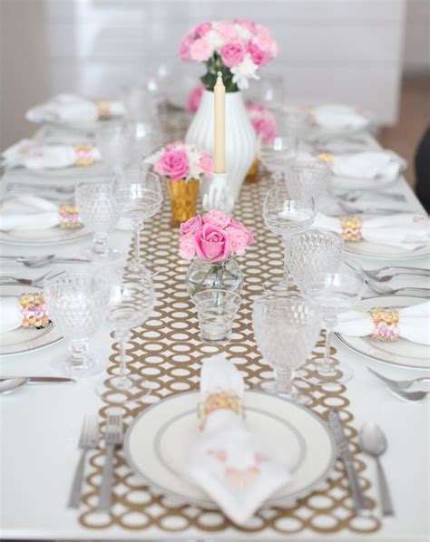 Create A Perfectly Pink Tablescape Fashionable Hostess