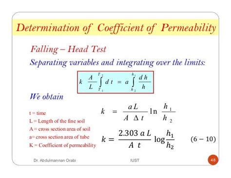 Lecture 6 soil permeability