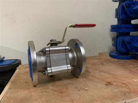 14 Bar Stainless Steel Audco SS Ball Valve Flanged Model Name Number