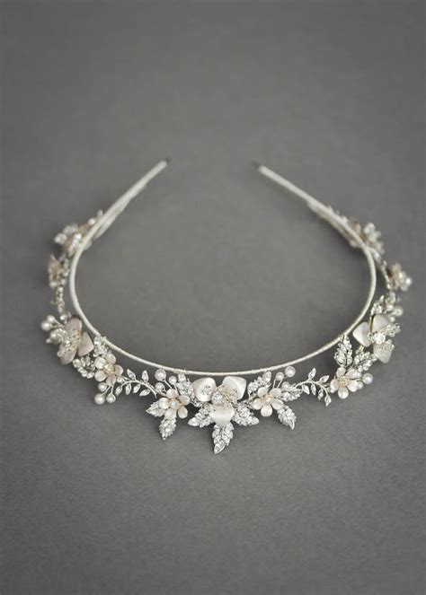 Cashmere Crystal Bridal Tiara Tania Maras Bridal