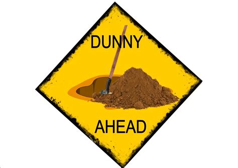 Dunny Australian Style Road Sign Reproduction Vintage Style Road Sign