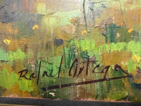 Rafael Ortega Spain B1932 Oil Painting Lot 1058