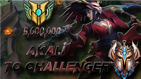 Zerinali Road To Challenger Akali Montage League Of Legends Youtube