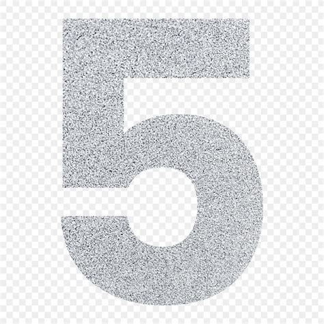 number  glitter typography  transparent png