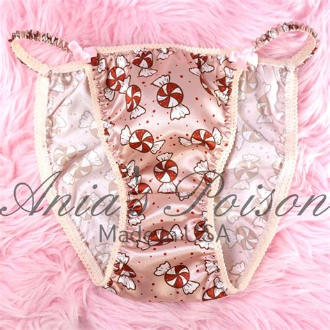 Full Prints Satin Vintage Panties Lace Duchess