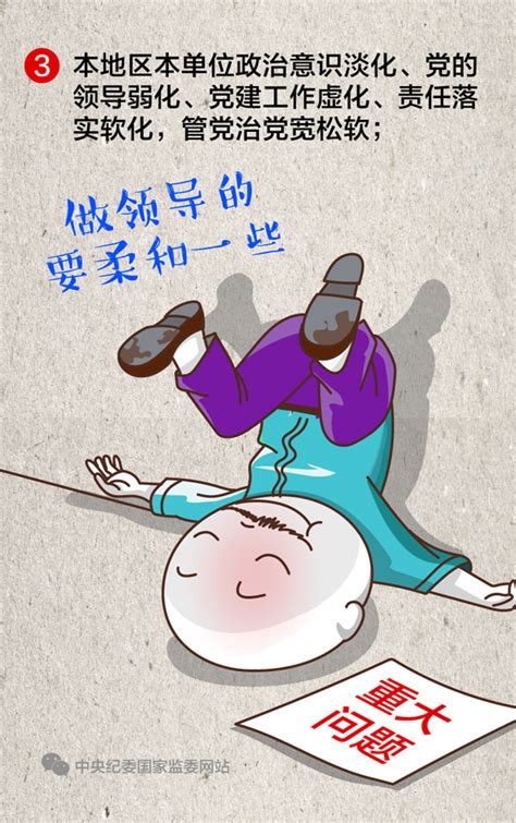 中纪委漫画详解：落实全面从严治党责任被追责的五种情形 反腐倡廉 人民网