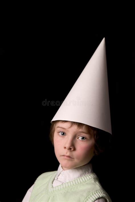 Dunce Cap Stock Photo Image Of Negative Black Dunce 4087452