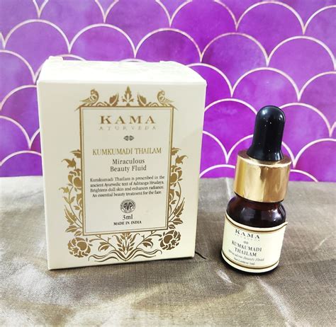 Kama Ayurveda Kumkumadi Miraculous Beauty Fluid Ayurvedic Night Serum Review Bellatory