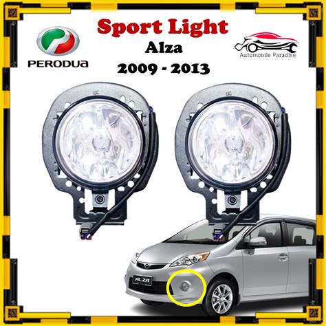 Perodua Alza Fog Lamp Sport Light Full Set Lampu Kabus 2009