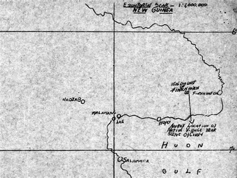 Pacific Wrecks Map Depicting The Loss Location Of C A