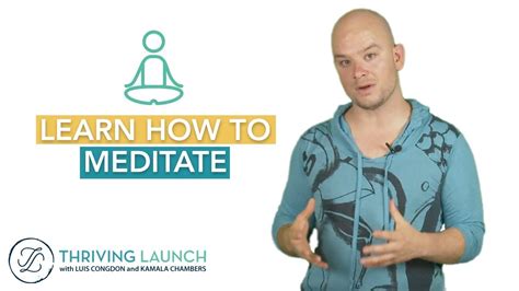 Learn How To Meditate Youtube