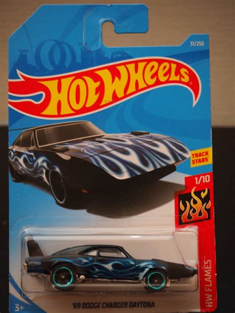 ホットウィール DODGE CHARGER DAYTONA ダッジ チャージャーミニカー デイトナ メタリック カラー フレイムス FLAMS HOT WHeeLs 乗用車 売買さ