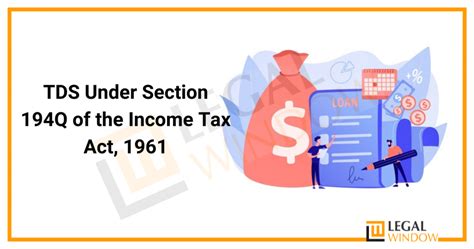 Tds Under Section 194q Of The Income Tax Act 1961 Legal Window