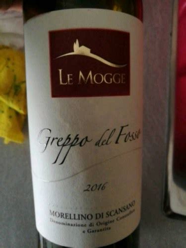 Le Mogge Greppo Del Fosso Morellino Di Scansano Vivino