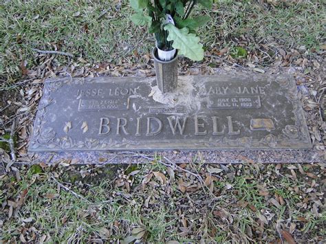 Mary Jane Johnson Bridwell 1908 1993 Mémorial Find a Grave