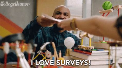 I Love Surveys Excited I Love Surveys Excited Eager Discover