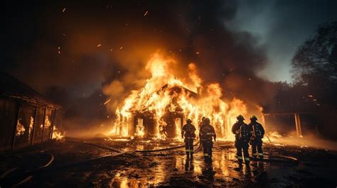 Premium Photo Illustrate A Scene Of Fire Department Wallpaper