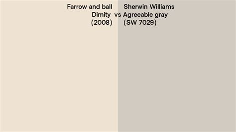 Farrow And Ball Dimity Vs Sherwin Williams Agreeable Gray Sw