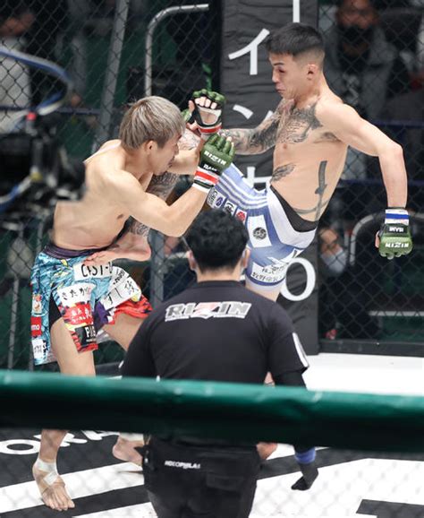 【rizin】萩原京平が昇侍撃破 打撃戦で優位に立ちレフェリーストップ 格闘技 日刊スポーツ