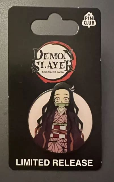 Nezuko Kamado Demon Slayer Kimetsu No Yaiba Enamel Pin Portrait Limited