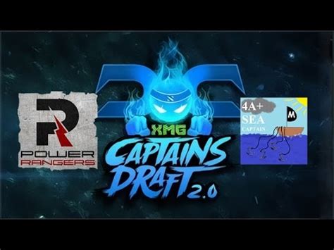 DotaCinema S XMG Captains Draft 2 0 Power Rangers Vs 4 Anchors Game