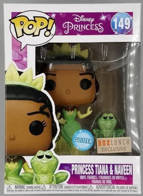 Funko Pop Princess Tiana Naveen Glitter Disney Princess Frog