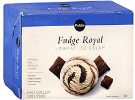 Publix Fudge Royal Ice Cream Gl Nutrition Information Innit