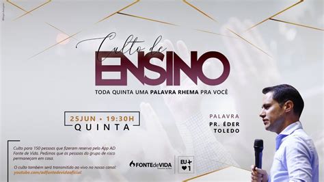 Culto De Ensino Ao Vivo YouTube