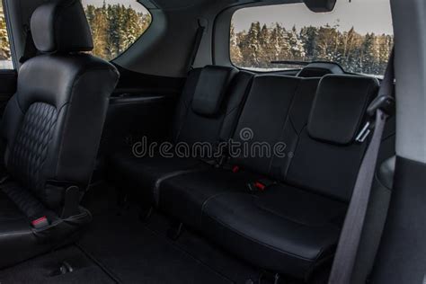 Third Row Seat of a Modern SUV Stock Photo - Image of third ...