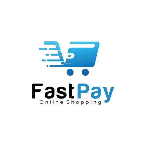 Fastpayロゴデザインテンプレート プレミアムベクター