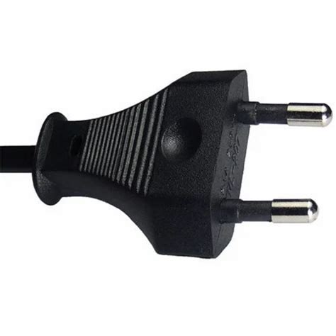 black  pin standard electrical plug  electric fittings