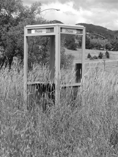 Took A Picture Of This Abandoned Phone Booth At Hornbrook California