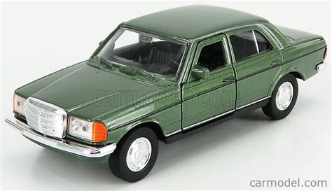 WELLY WE43686GN Scale 1/34 | MERCEDES BENZ E-CLASS 200 (W123) 1980 GREEN