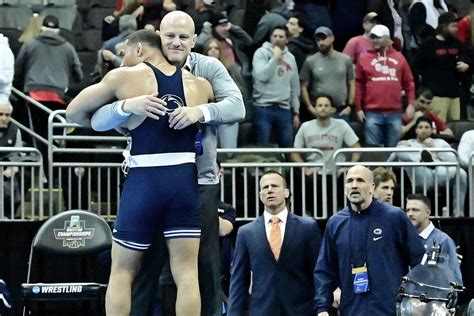 Penn State Wrestling Nittany Lions Crown 4 Ncaa Champions Centre