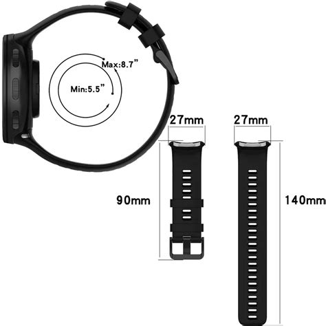 Smartwatch Silicone Strap For Polar Vantage V2 Band Quick Release