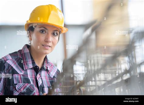 Female Construction Engineer Stock Photo Alamy