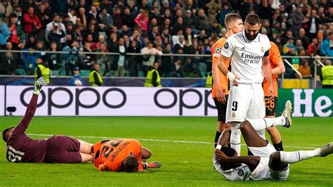 Shakhtar Real Madrid El Gol De Rudiger Y Su Duro Golpe En La Cara