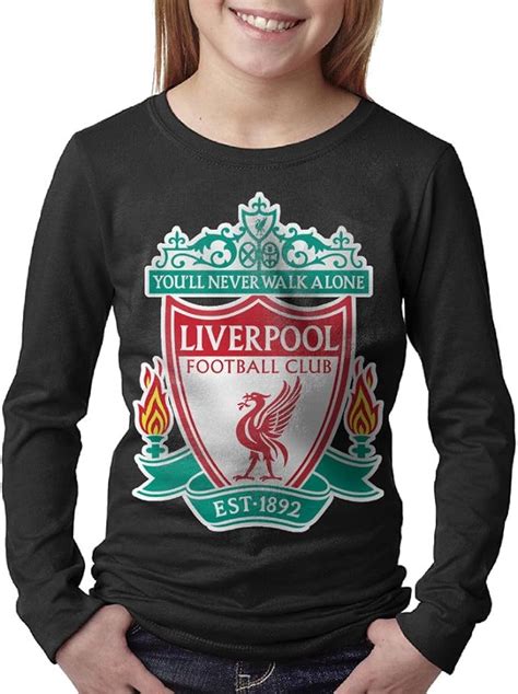 Kids Liverpool Fc Official Football Long Sleeve T Shirts