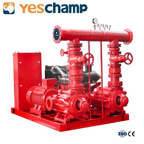 Horizontal Multistage Fire Pumps Systems For Firefighting Applications