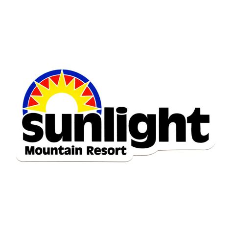 Sunlight, Colorado Ski Resort Small Sticker for Ski Helmets, Skis and ...