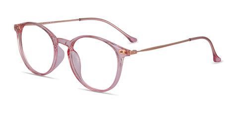 Amity Round Rose Gold Full Rim Eyeglasses Eyebuydirect Canada