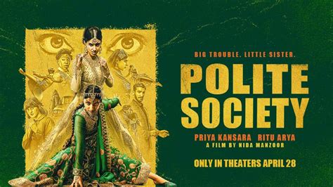 Polite Society Trailer Movie Poster And Release Date