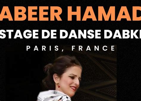 Stage De Danse Dabke Avec Abeer Hamad