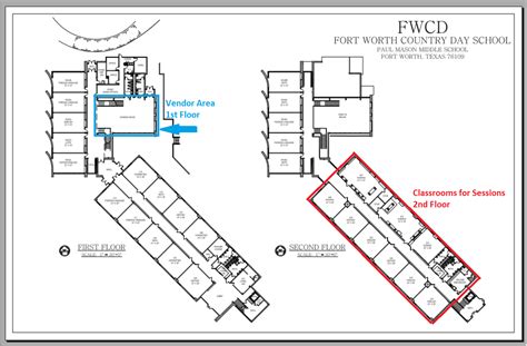 Layout Map Of A Middle School