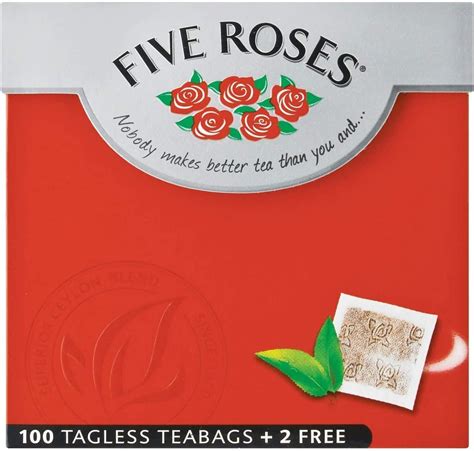 Five Roses Tagless 100 Tea Bags Of 250 G Au Pantry Food