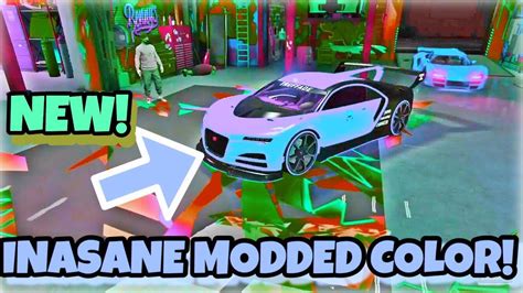 New Glow In The Dark Modded Crew Color Bright Light Purple Gta