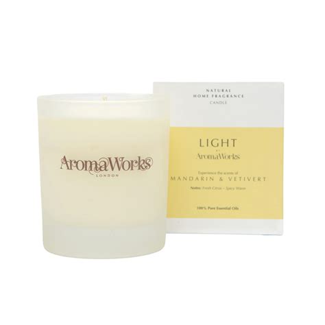 Aromaworks Light Range Medium Candle 220g The Fragrance Shop